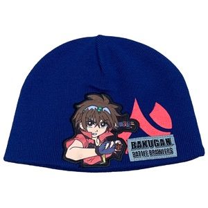 RARE vintage BAKUGAN battle brawlers blue beanie